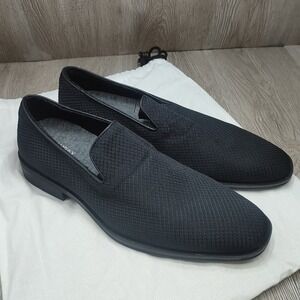 BauBax‎ Dressy Loafer Shoes Slip On Coconut Merino Wool Latex Black Size 9